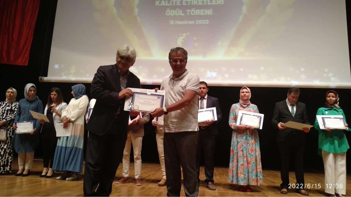 E-Twinning Projemizin Ödülünü Aldık